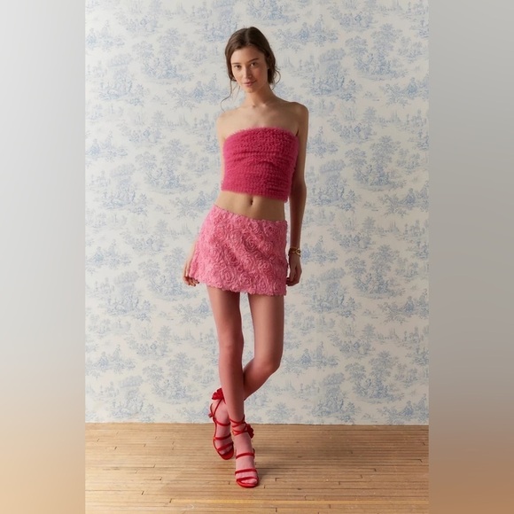 Kimchi Blue Lucia Ruffle Tube Top - Picture 1 of 3